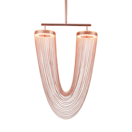 Люстра на штанге Delight Collection Otero 8608P copper