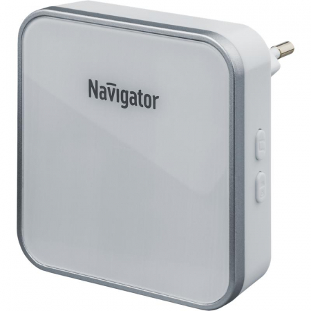 Звонок электрический NDB-D-AC06-1V1-WН NAVIGATOR 80509