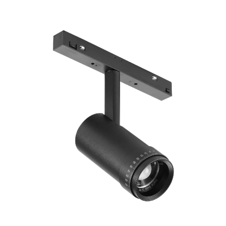 Трековый магнитный светильник iLedex Vision ZOOM 4822-020-D47-10W-10/60DG-3000K-BK