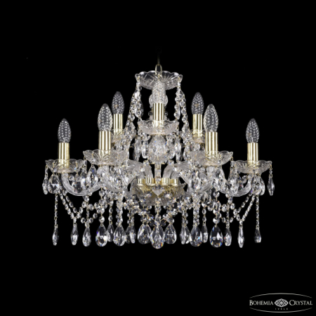 Подвесная люстра Bohemia Ivele Crystal 1413/6+3/200 G