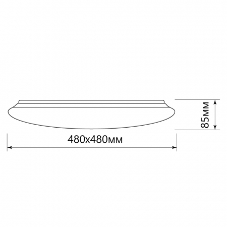 Светодиодный управляемый светильник накладной Feron AL5500 ROSE тарелка 80W 3000К-6500K 41143