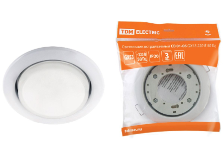 Встраиваемый светильник TDM Electric СВ 01-06 SQ0359-0057