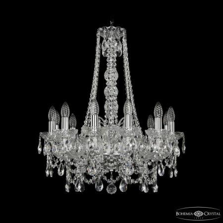 Подвесная люстра Bohemia Ivele Crystal 1411/12/195/h-70 Ni