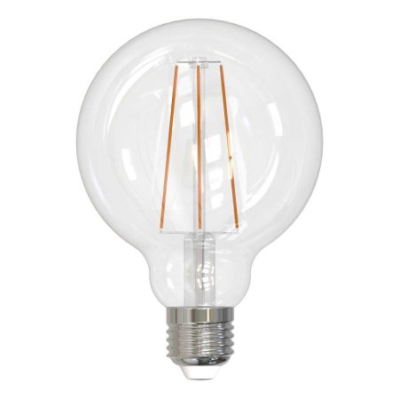 Лампа светодиодная филаментная (UL-00004864) Uniel E27 15W 3000K прозрачная LED-G95-15W/3000K/E27/CL PLS02WH