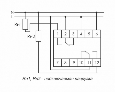 Реле времени PCU-507 (многофункц. два независимых вр. 1 мод. 230В 2х8А 2P IP20 монтаж на DIN-рейке) F&F EA02.001.022