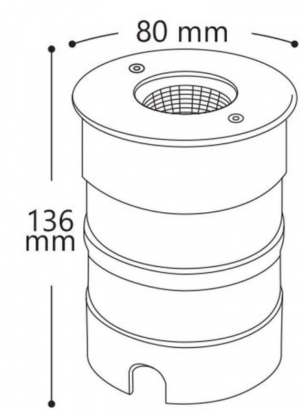 Светодиодный светильник тротуарный (грунтовый) Feron SP4117 Lux 8.3W 3000K 230V IP67 32036