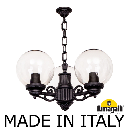 Уличный подвесной светильник Fumagalli Globe 250 G25.120.S30.AXF1R