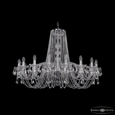 Подвесная люстра Bohemia Ivele Crystal 1402/18/400 Ni