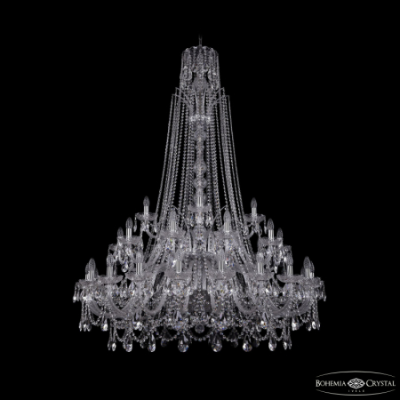 Подвесная люстра Bohemia Ivele Crystal 1411/20+10+5/460/XL-175/2d Ni