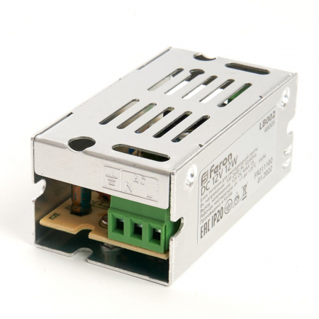 Трансформатор электронный для светодиодной ленты 12W 12V (драйвер), LB002 48005