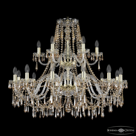 Подвесная люстра Bohemia Ivele Crystal 1403/12+6/360/2d G R721