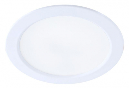 Светильник светодиодный Downlight 12Вт 180-265В 6400К кругл. панель бел. КОСМОС KDownL12W6400K