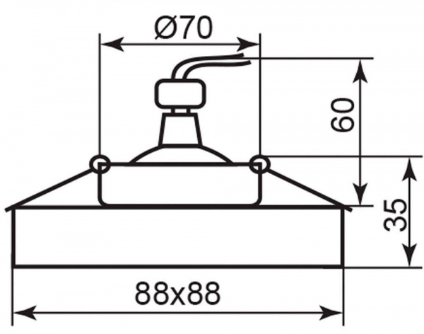 Светильник встраиваемый Feron 8180-2 потолочный MR16 G5.3 прозрачный 18855