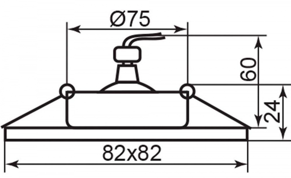 Светильник встраиваемый Feron DL273 потолочный MR16 G5.3 алюминий-хром 18480