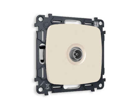 Комплект механизма TV розетки проходной 5-1000 MHz 4dB Ambrella Volt Omega MO333030