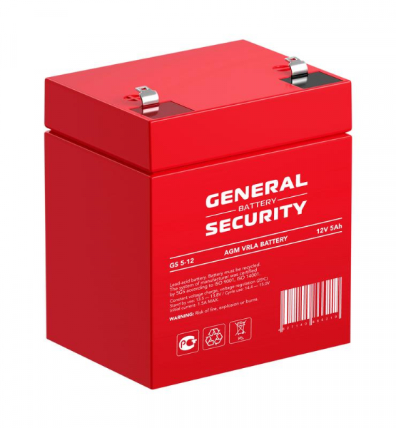 Аккумулятор 12В 5А.ч General Security GS5-12