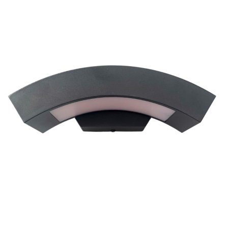 Уличный настенный светильник Uniel ULU-S72A-14W/4000K IP65 BLACK UL-00009355