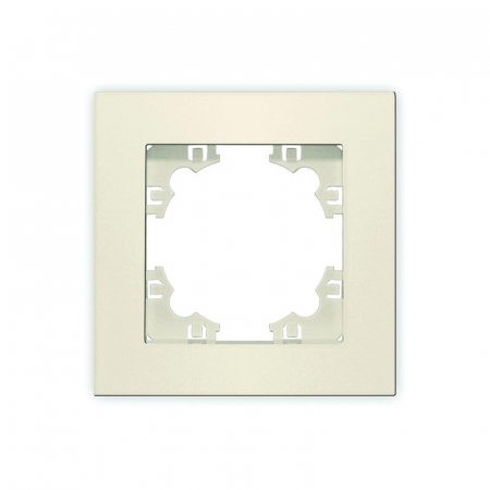 Рамка 1-м Афина сл. кость (ivory) Universal A0053-I