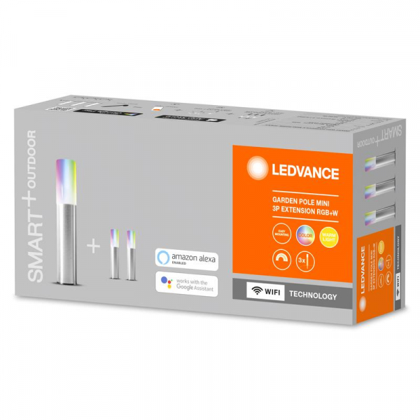 Светильник светодиодный SMART WIFI GARDPOLE MINI 3 элемента RGBW 3PEXT LEDVANCE 4058075478237