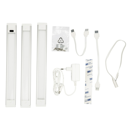 Мебельный светильник Uniel ULM-F44-3x3W/4500K/DIM SENSOR IP20 SILVER