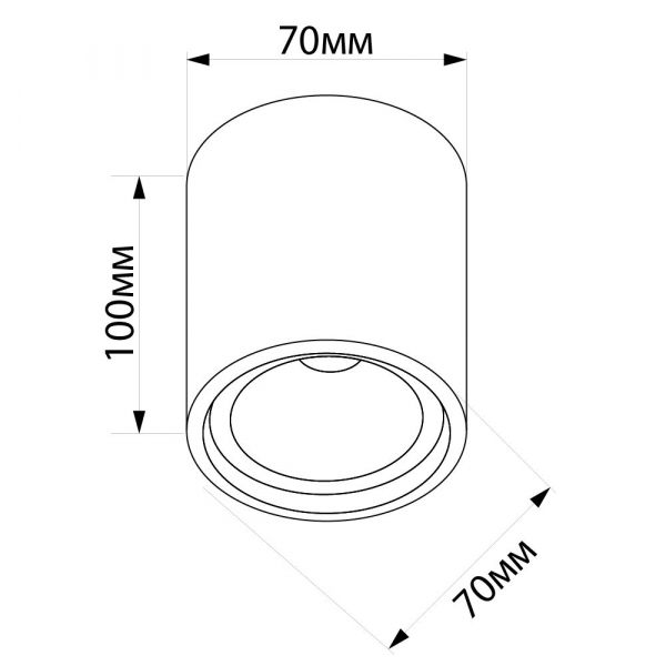 Светильник потолочный Feron ML175 MR16 GU10  35W 230V, белый, хром 32634