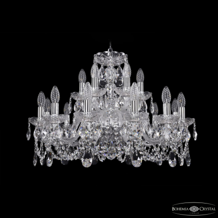 Подвесная люстра Bohemia Ivele Crystal 1402/12+6/240 Ni