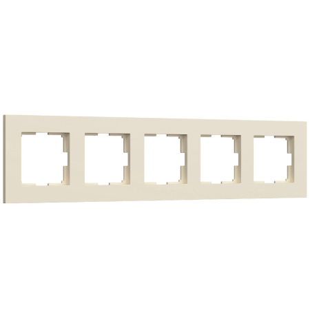 Рамка на 5 постов Werkel Slab (айвори софт) W0052962 4690389207938 a067787