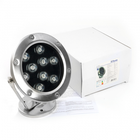 LL-822 Светодиодный прожектор подводный, 140*80*160mm, 9W AC24V RGB IP68 48468