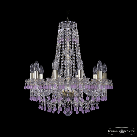Подвесная люстра Bohemia Ivele Crystal 1410/10/195/h-60 G V7010