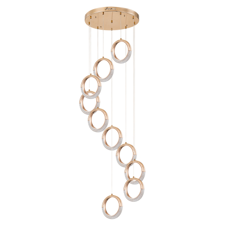 Каскадная люстра Arte Lamp Montana A7777SP-10GO