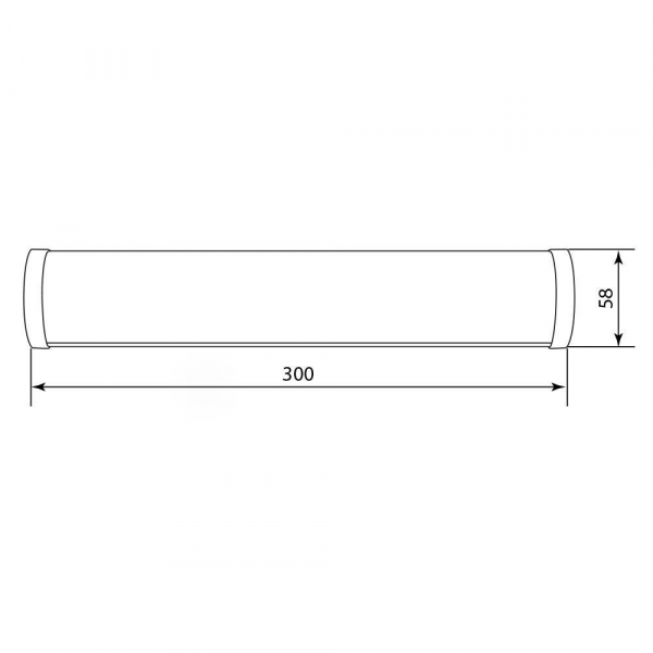 Светодиодный светильник 30LEDs 4000K 6W в пластиковом корпусе IP44, бронза, AL5049 28742