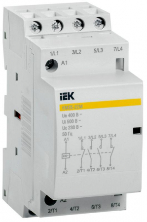 Контактор модульный КМ25-22М AC IEK MKK11-25-22