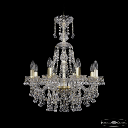Подвесная люстра Bohemia Ivele Crystal 1409/8/195/XL-68 G
