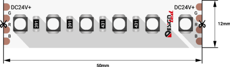 Светодиодная лента DesignLed DSG3A120-24-RGB-33 002845