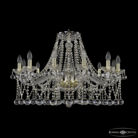 Подвесная люстра Bohemia Ivele Crystal 1413/12/300 G Balls