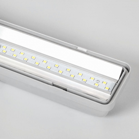 Светодиодный светильник 90LEDs 4000K 18W в пластиковом корпусе IP65, AL5053 28737