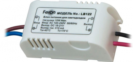 Драйвер для прожектора, 10w AC110-240  50/60Hz IP65, LB122 21506