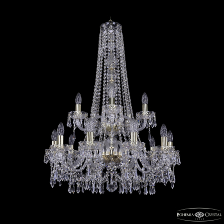 Подвесная люстра Bohemia Ivele Crystal 1403/10+5/240/h-92/2d G