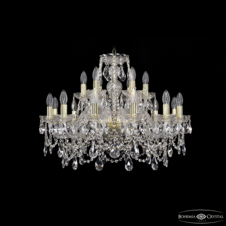 Подвесная люстра Bohemia Ivele Crystal 1411/12+6/240 G