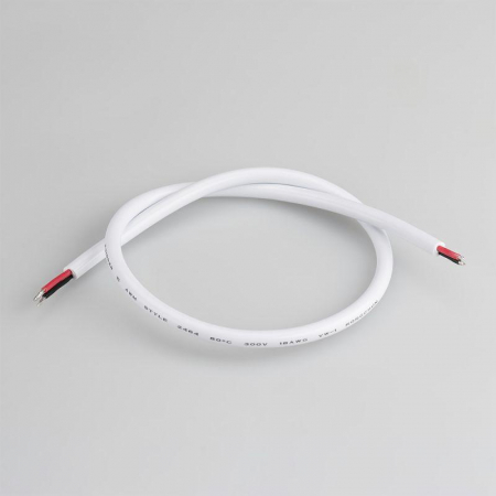 Провод питания ARL-MOONLIGHT-18AWG-2W-D6-CU-500 White закрытый 0.5м Arlight 025559