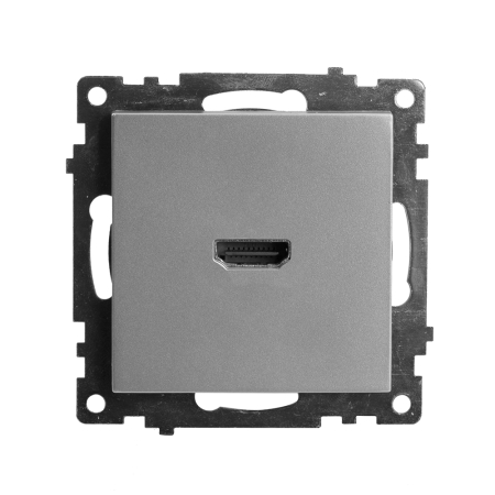 Розетка HDMI 2.1, Type A (механизм), STEKKER, GLS00-7118-08, серия Катрин, золото 50060