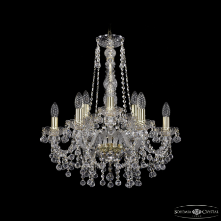Подвесная люстра Bohemia Ivele Crystal 1409/6+3/195/h-63 G