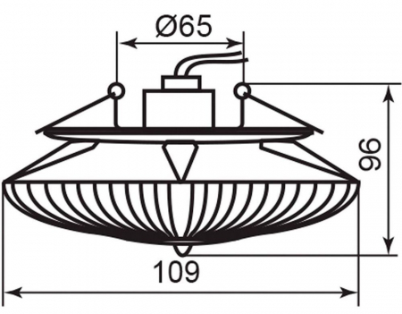 Светильник встраиваемый Feron C1717 потолочный MR16 G5.3 прозрачный, хром 28399