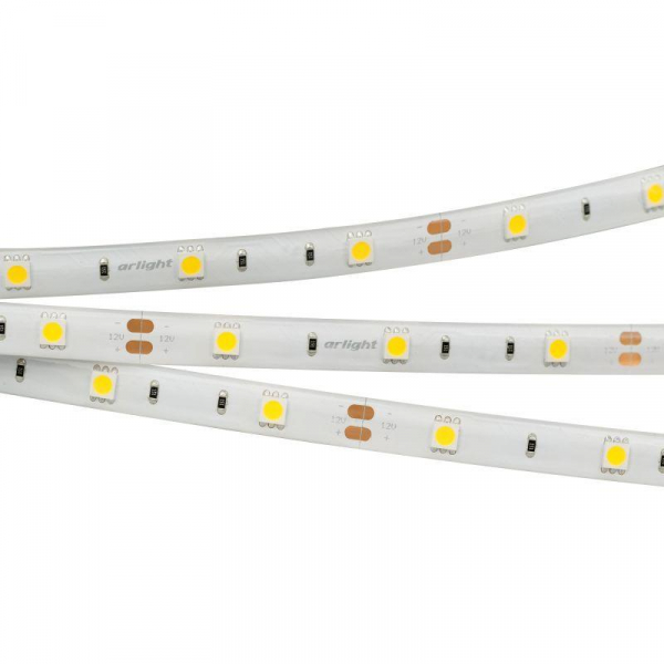 Лента светодиодная RTW 2-5000SE 12V Cool 5060 150 LED LUX 7.2Вт/м IP65 (уп.5м) Arlight 016834