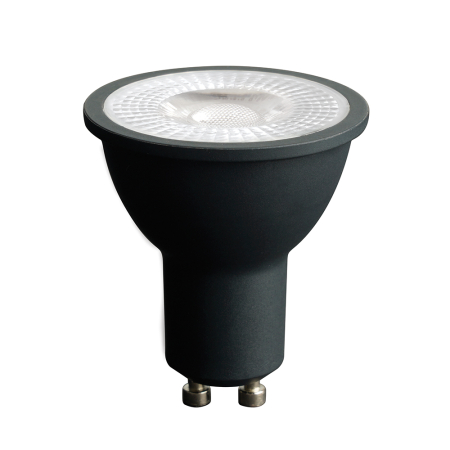 Лампа светодиодная Feron.PRO LB-1607 GU10 7W 175-265V 4000K  в черном корпусе 48955