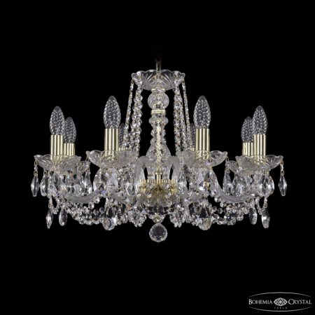 Подвесная люстра Bohemia Ivele Crystal 1402/8/195 G
