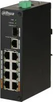 Коммутатор неуправляемый DH-PFS3110-8ET-96 8х100Мбит 1G 1SFP 6PoE+ 96Вт Dahua 1190210