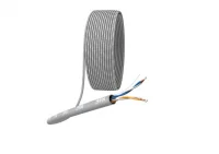 Кабель витая пара U/UTP кат.5E 2х2х24AWG solid CCA PVC Simple сер. (м) Эра Б0044433