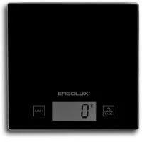 Весы кухонные ELX-SK01-С02 до 5кг 150х150мм черн. Ergolux 13598